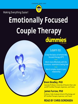 cover image of Emotionally Focused Couple Therapy for Dummies